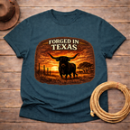 Forged in Texas Longhorn Sunset T-shirt