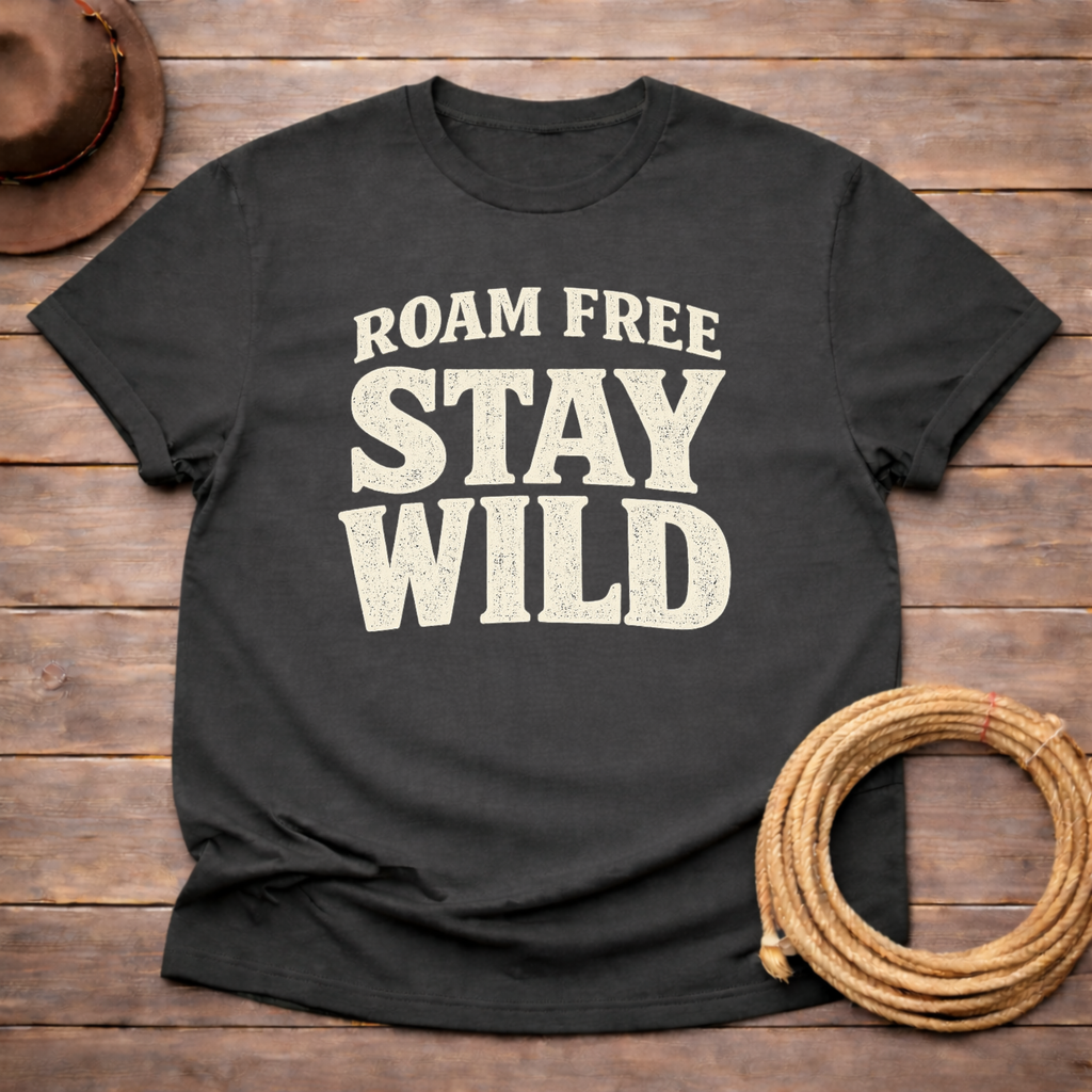 Roam Free Stay Wild t-shirt