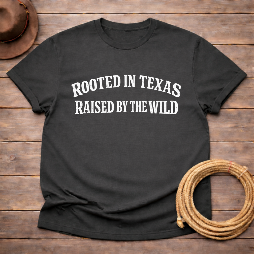 Rooted in Texas Raised Wild T-shirt