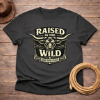Raised Wild Texas Longhorn Badge T-shirt