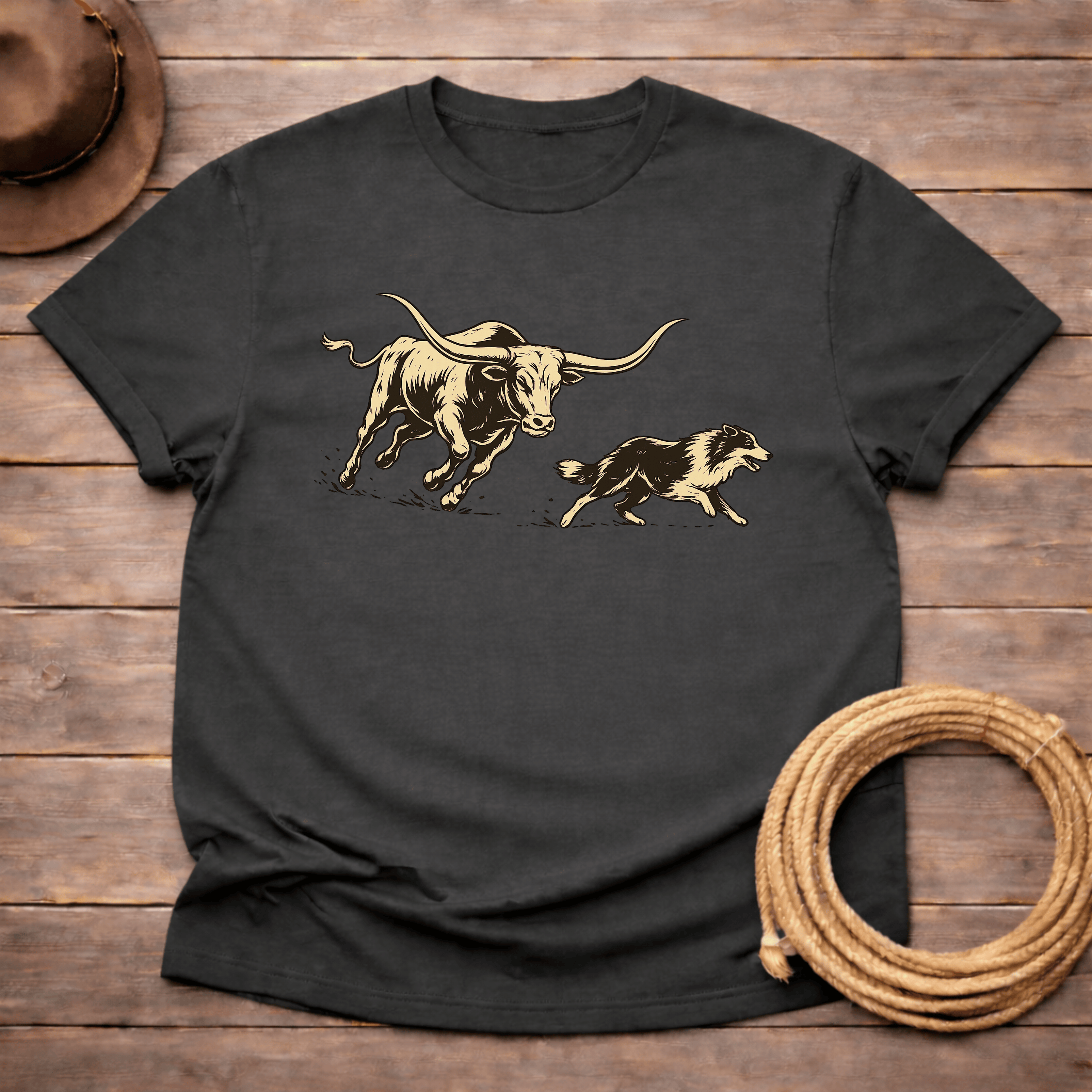 Longhorn Chase T-shirt