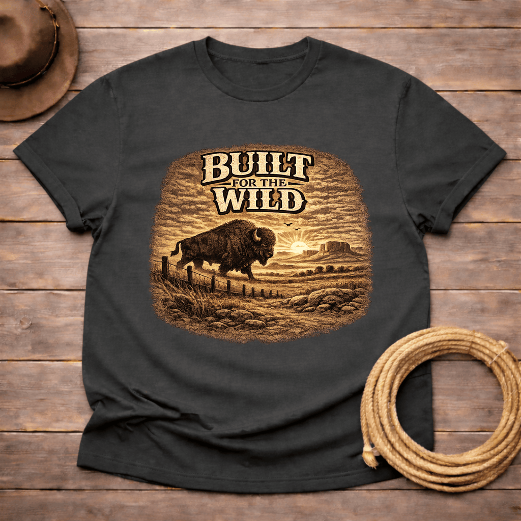 Built for the Wild Buffalo Prairie T-shirt