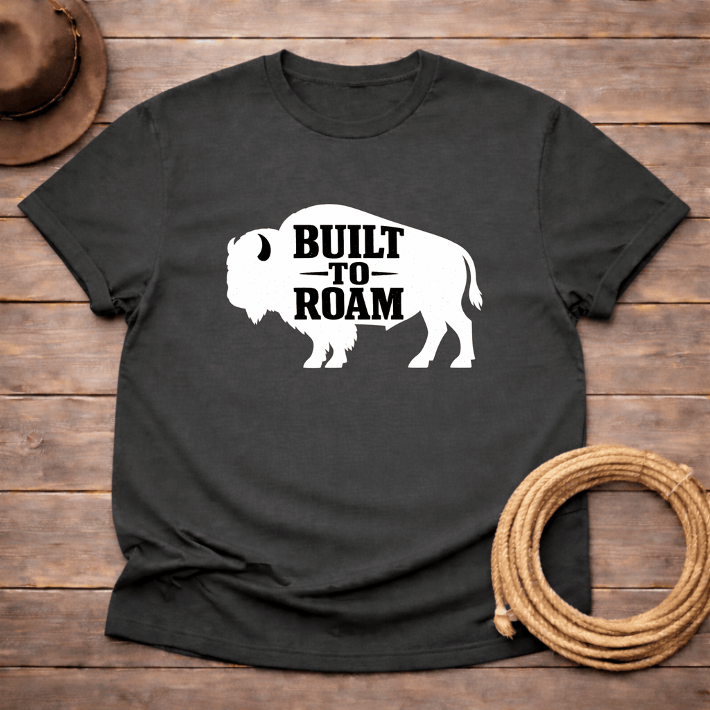 Built to Roam White Buffalo T-shirt
