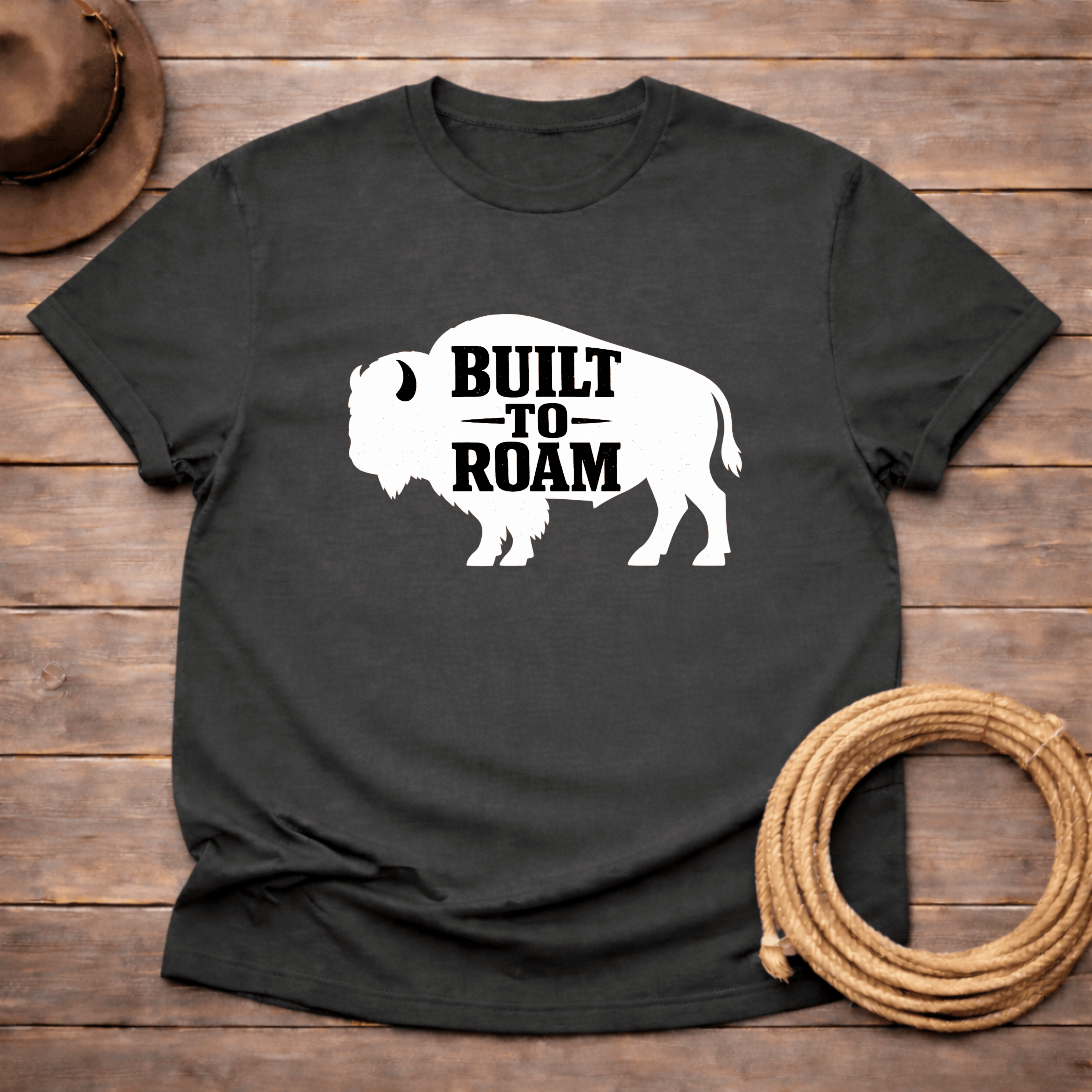Built to Roam White Buffalo T-shirt
