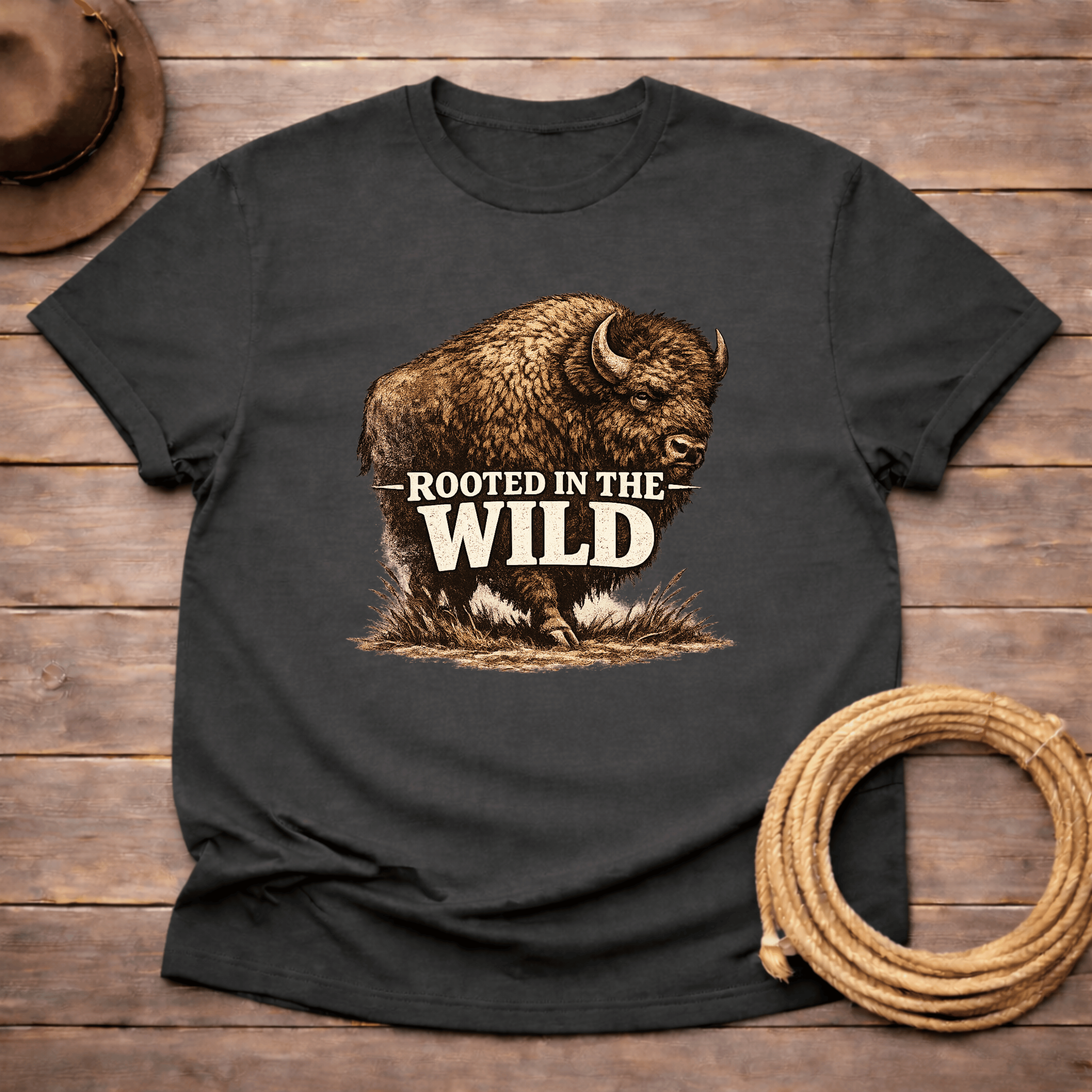 Rooted in the Wild Buffalo T-shirt