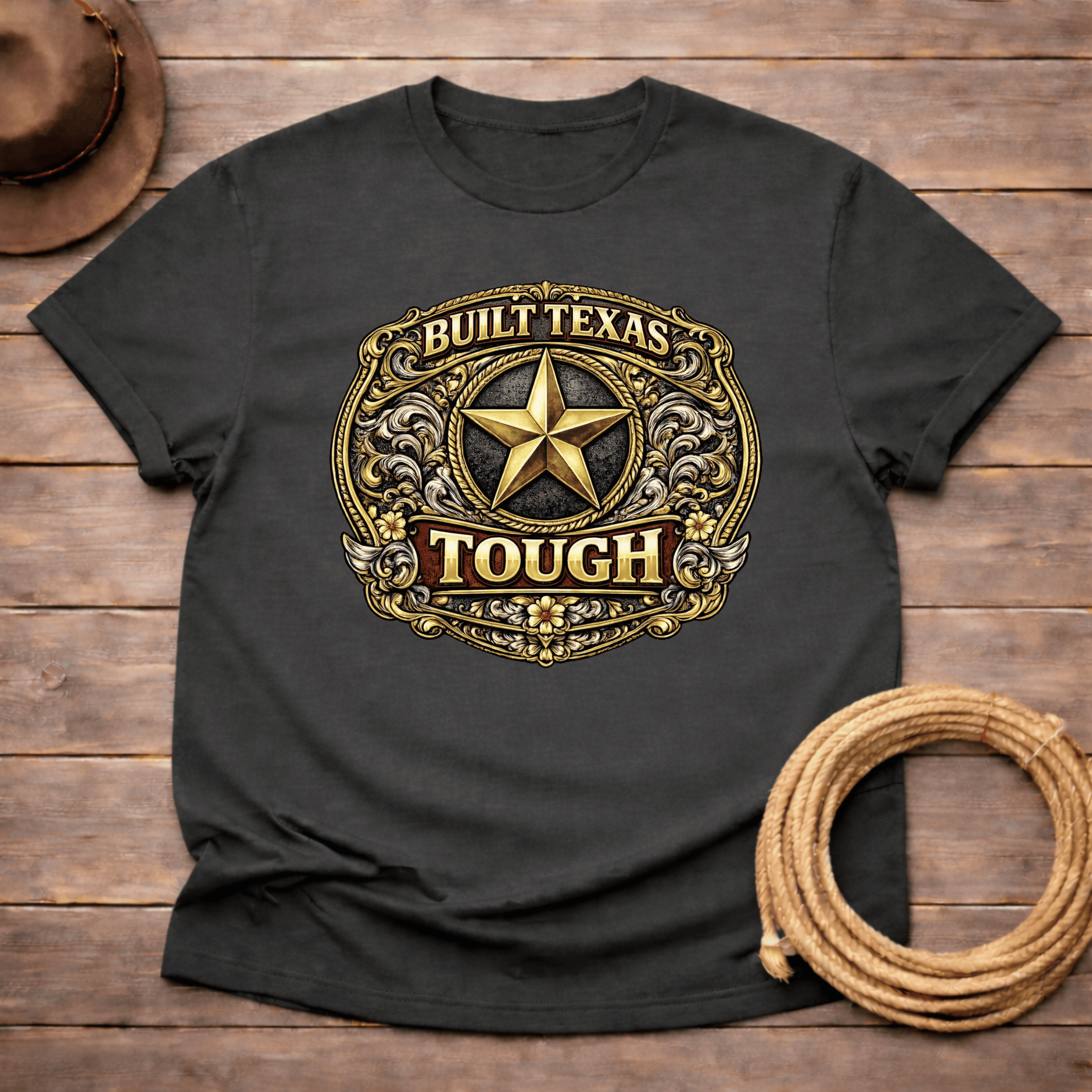 Built Texas Tough Buckle T-shirt