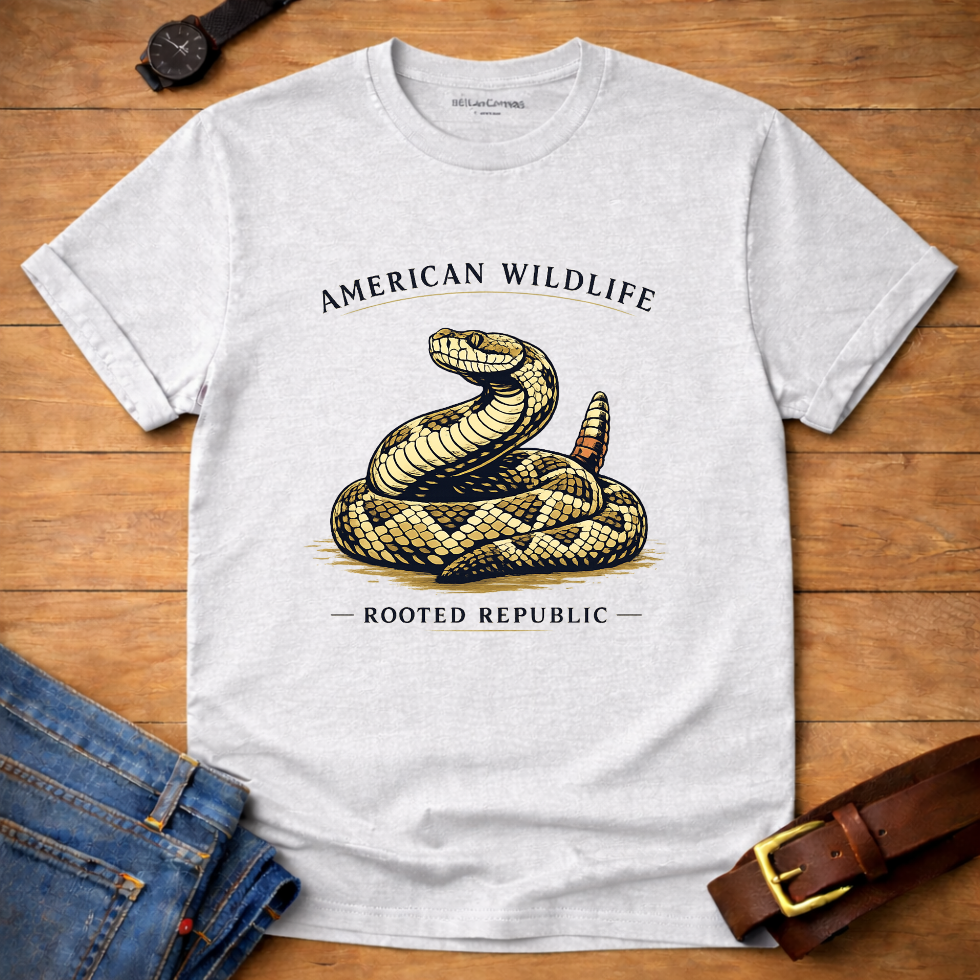 American Wildlife Rattlesnake T-shirt