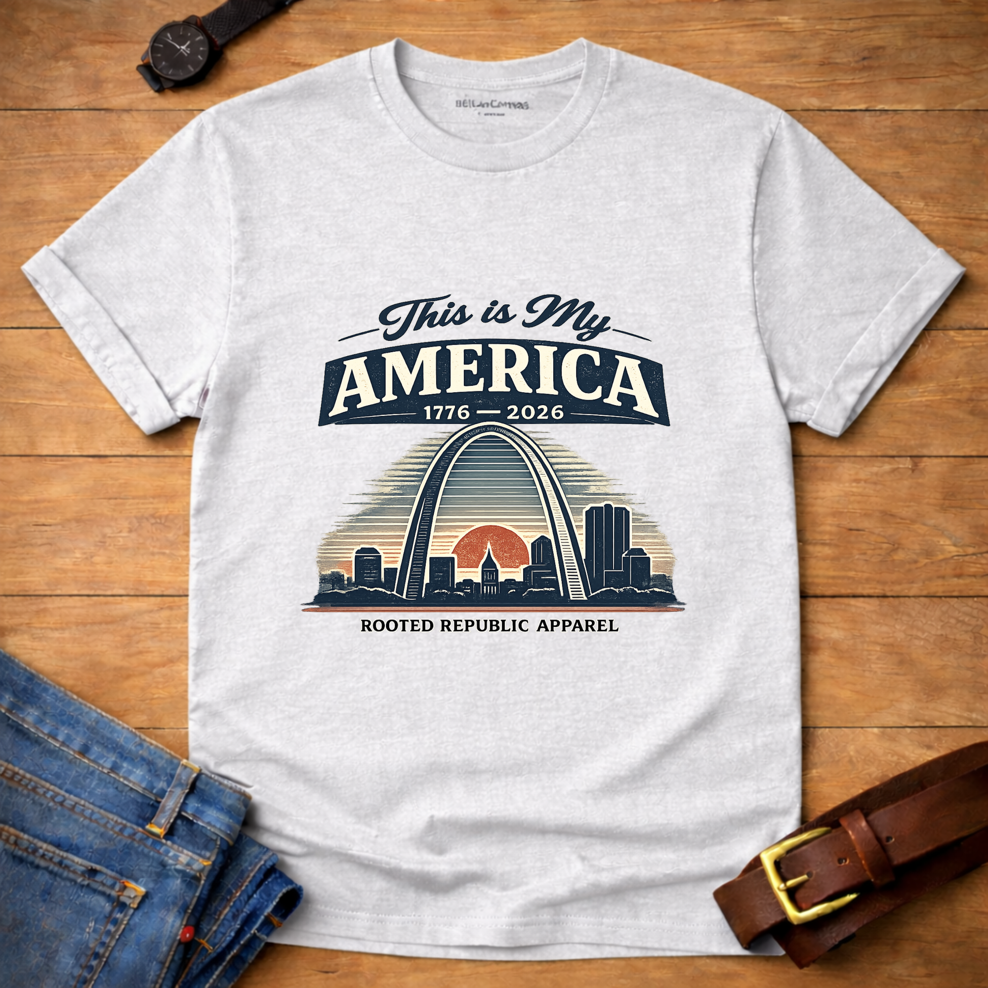 My America St. Louis Arch T-shirt