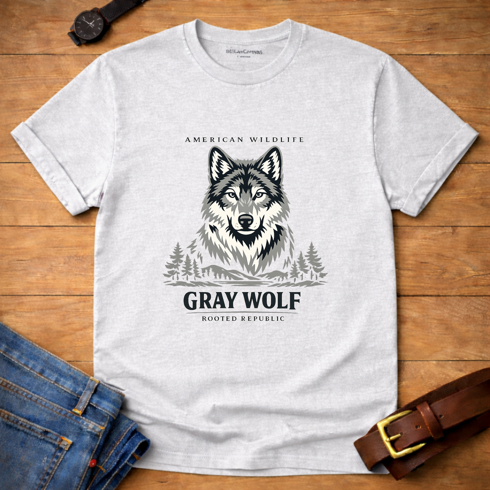 American Wildlife Wolf T-shirt