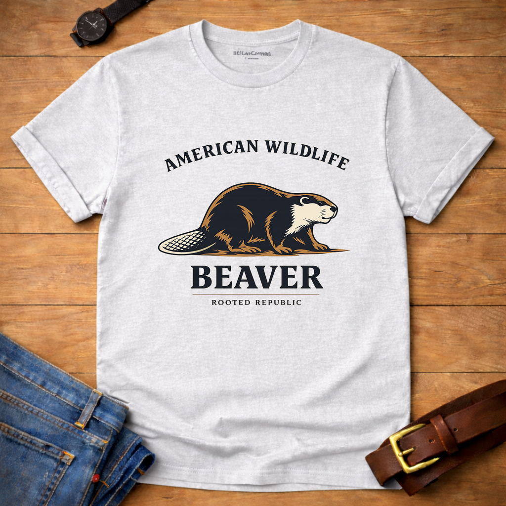 American Wildlife Beaver T-shirt