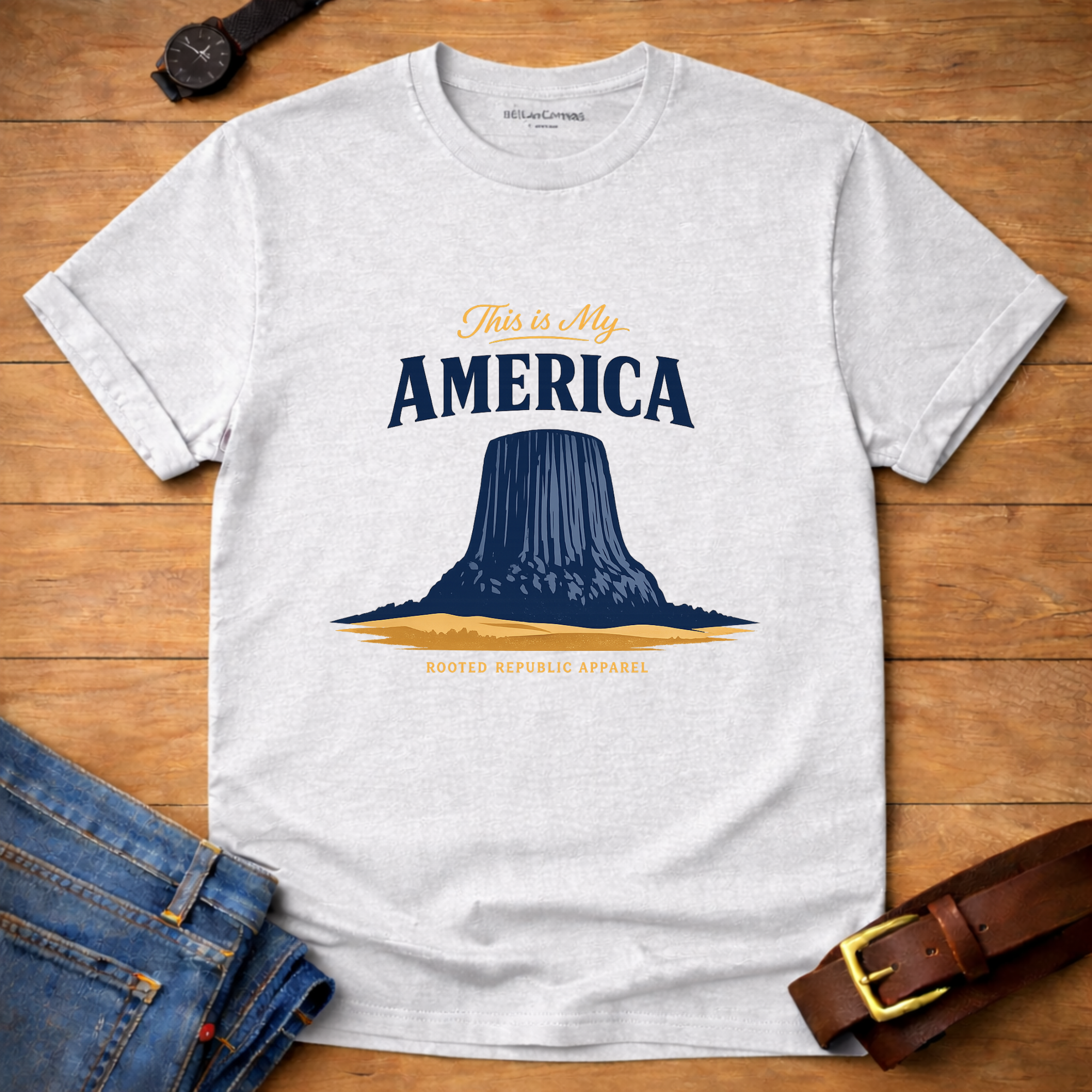 My America Devils Tower T-shirt