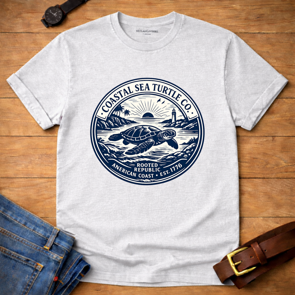 Sea Turtle Badge T-shirt