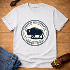 Yellowstone Buffalo Supply Badge T-shirt