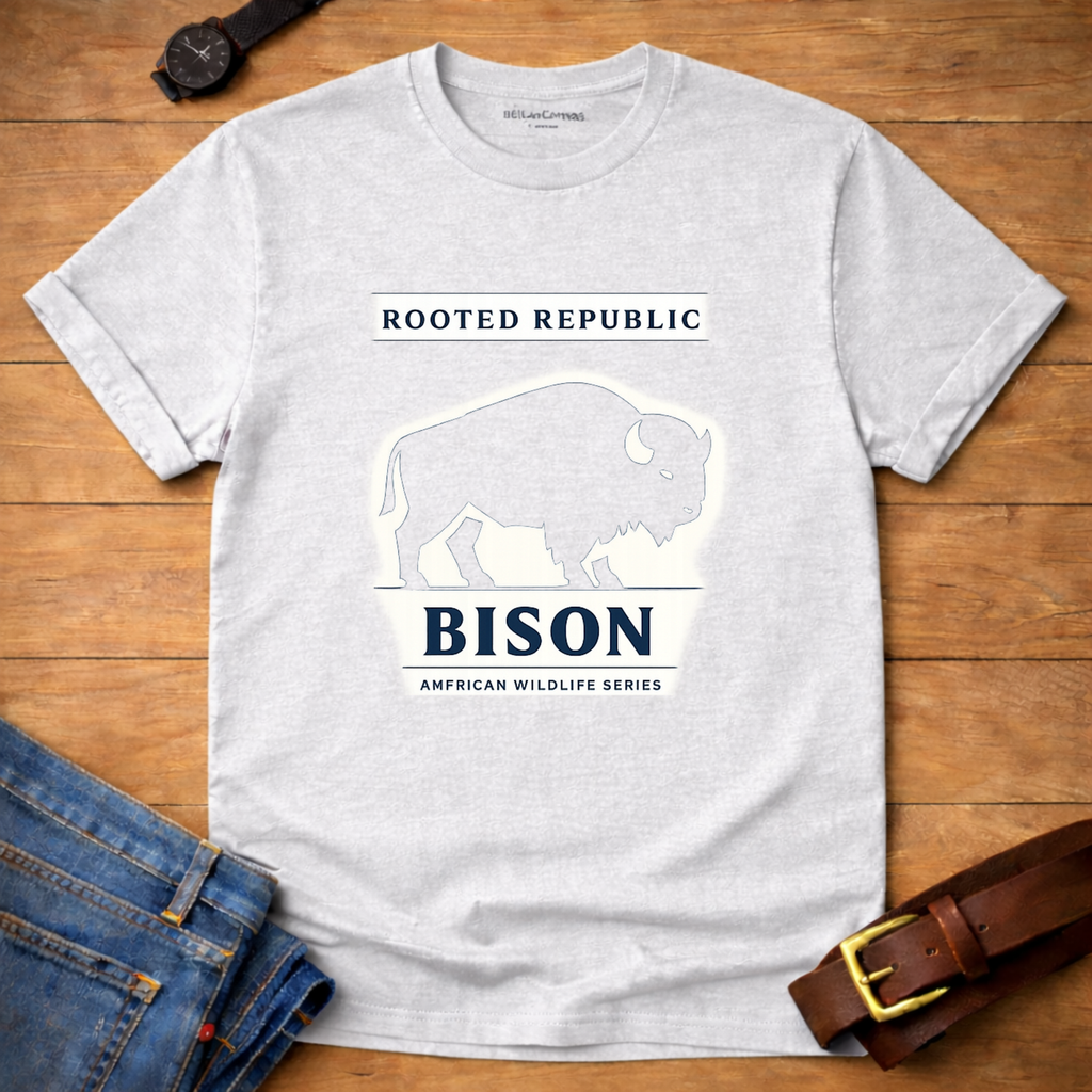 American Wildlife Bison T-shirt