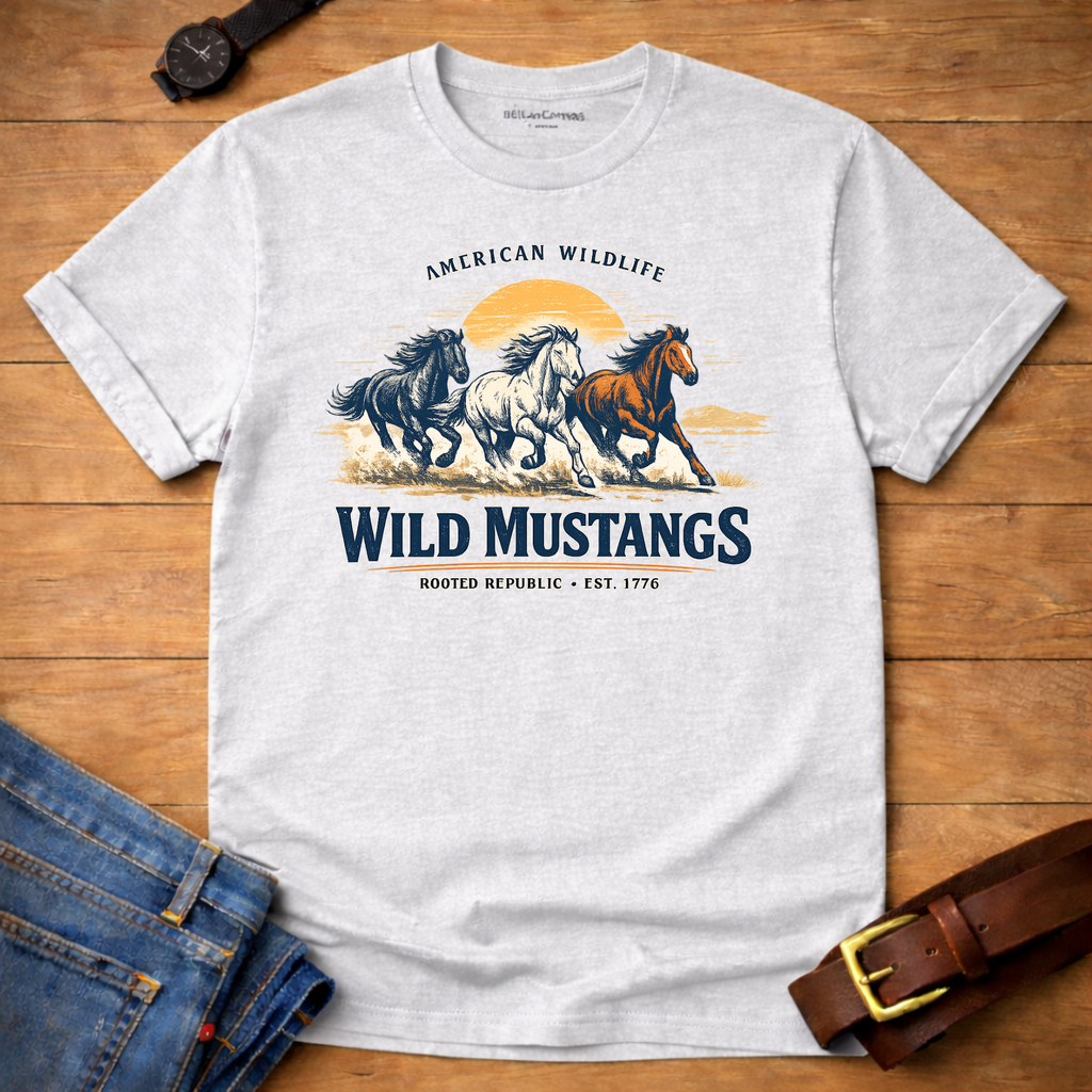 Wildlife Mustangs T-shirt