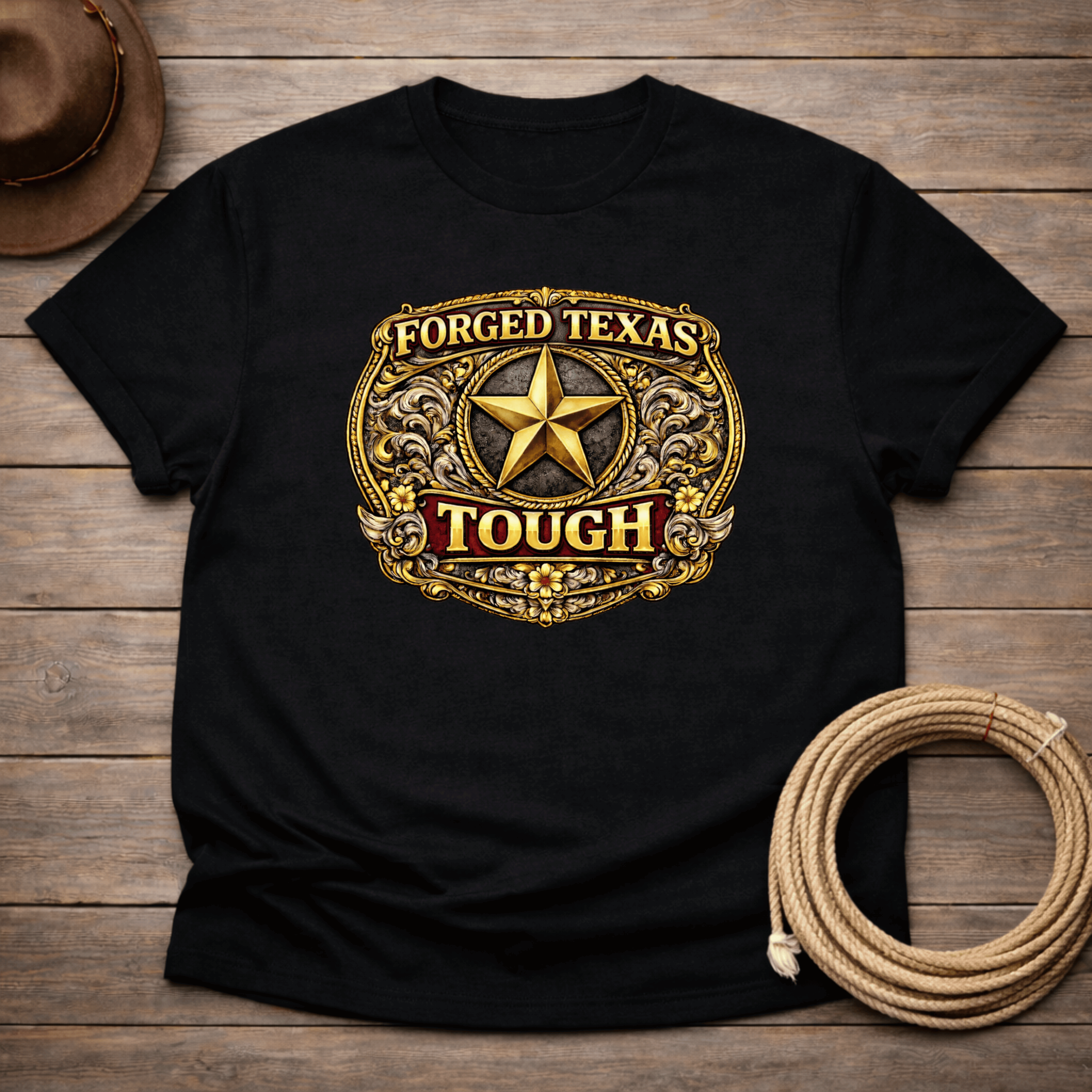 Forged Texas Tough Buckle T-shirt