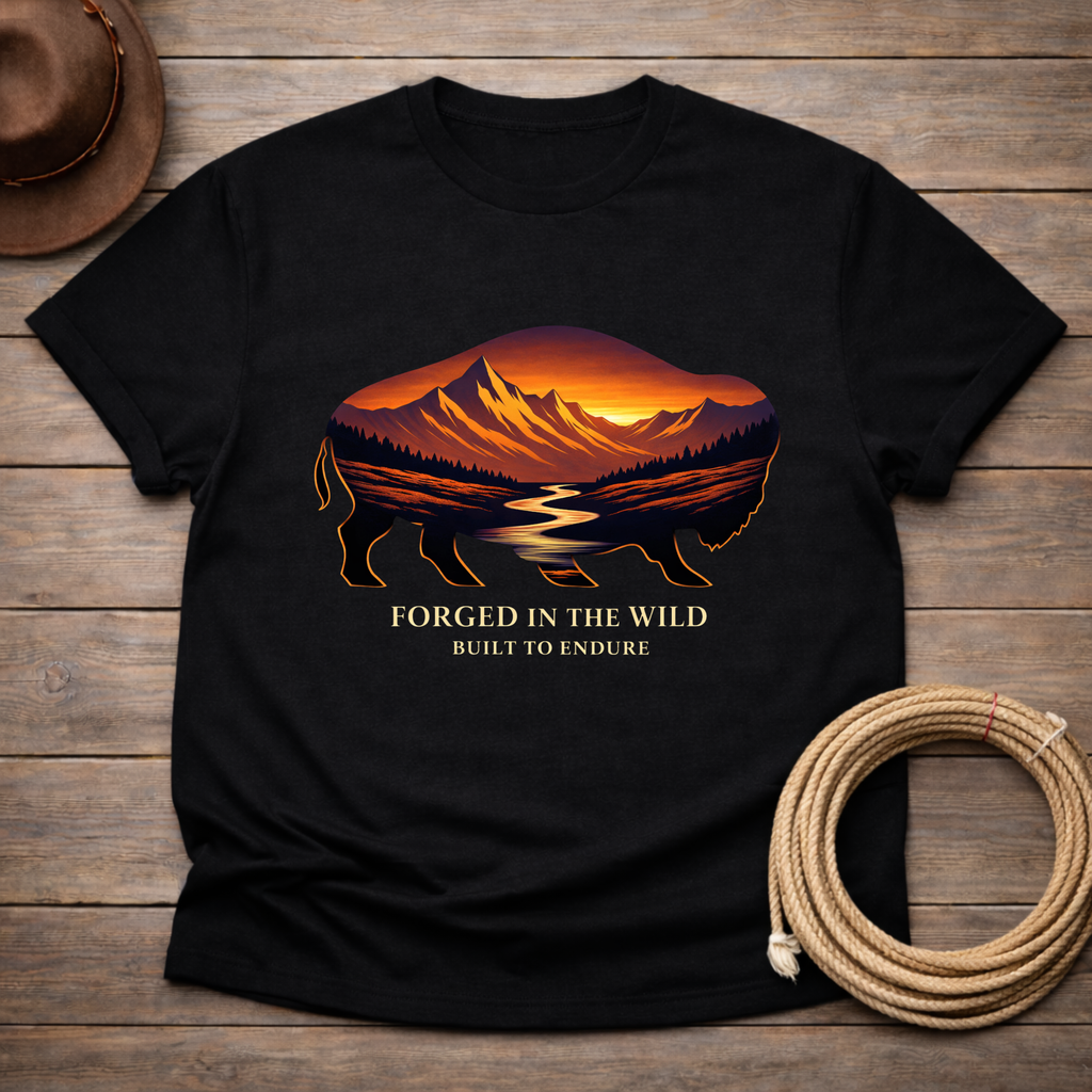 Forged in the Wild Sunset T-shirt