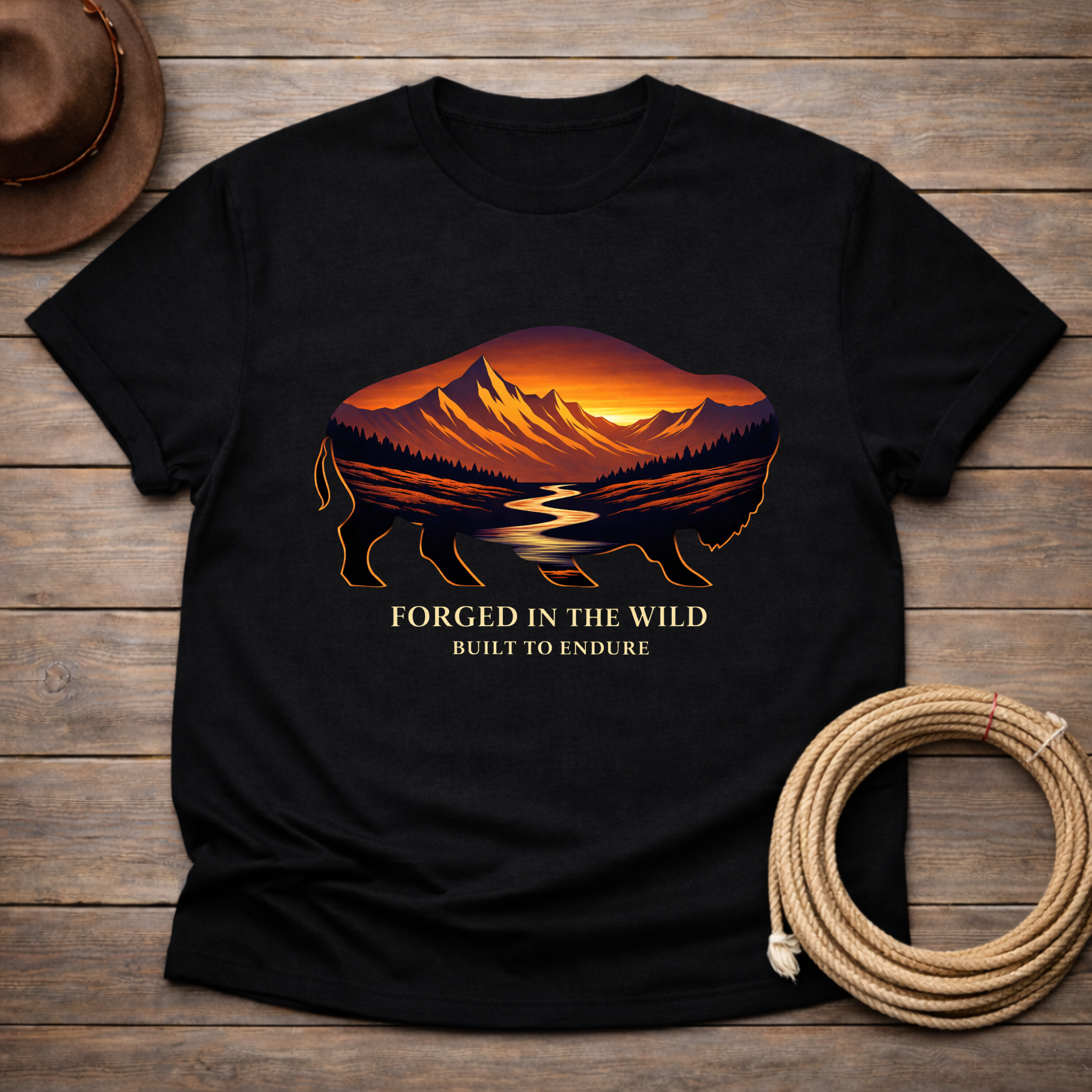 Forged in the Wild Sunset T-shirt
