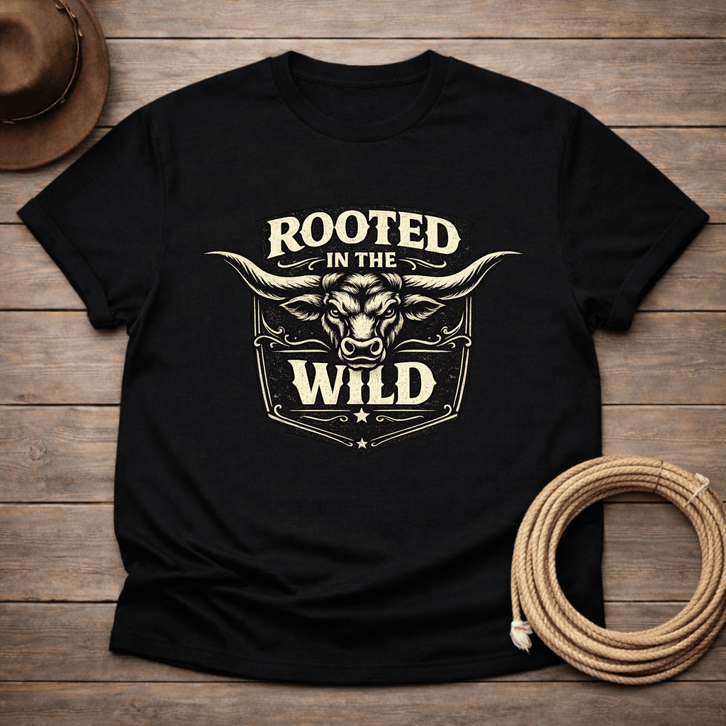 Rooted in the Wild Longhorn T-shirt