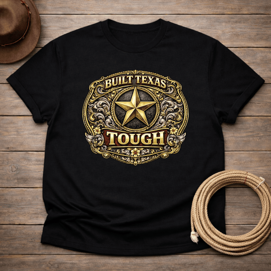 Built Texas Tough Buckle T-shirt