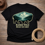 Raised Wild Buffalo Moon T-shirt