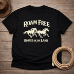 Roam Free Rooted in the Land Mustang T-shirt