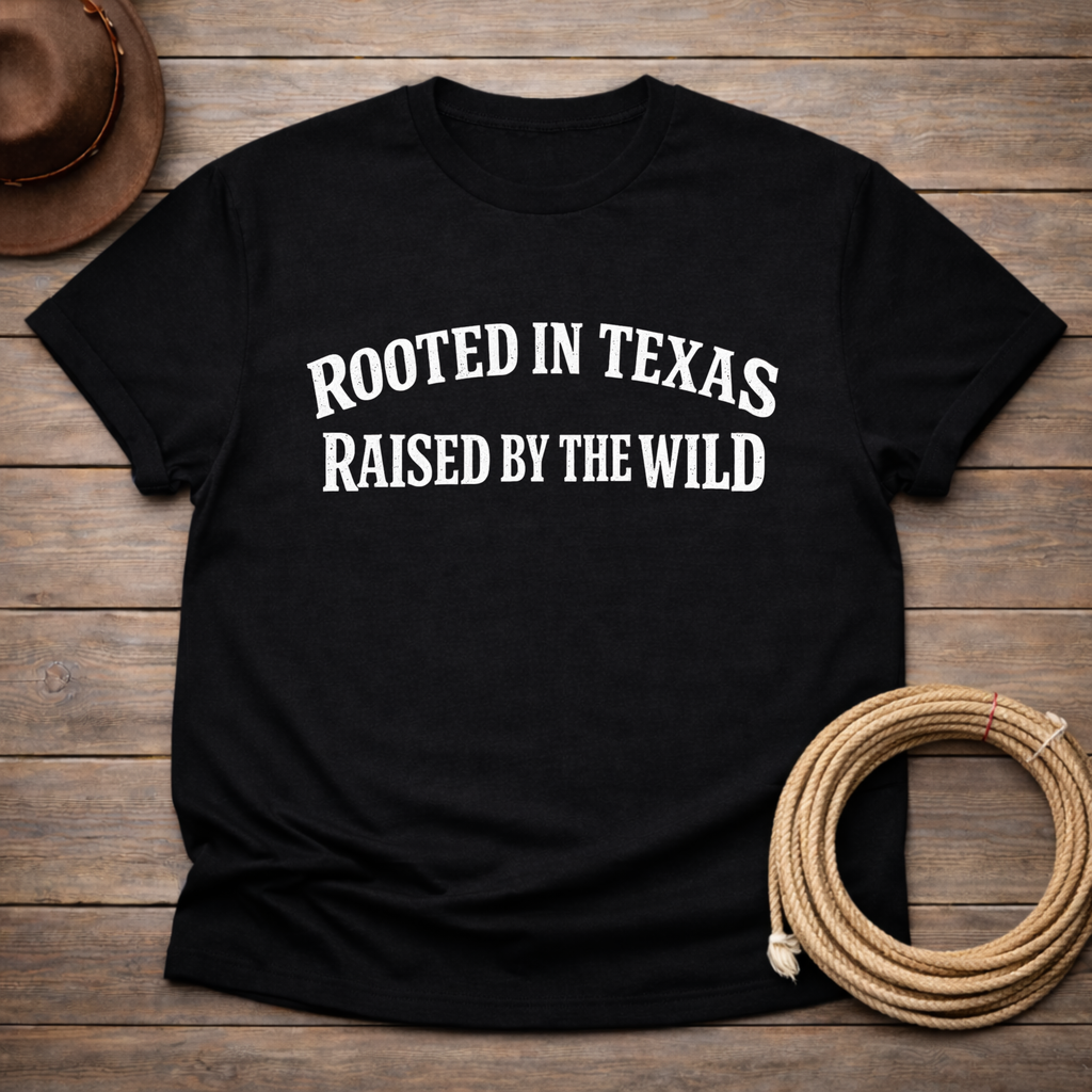 Rooted in Texas Raised Wild T-shirt