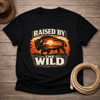 Raised by the Wild Buffalo Sunset T-shirt