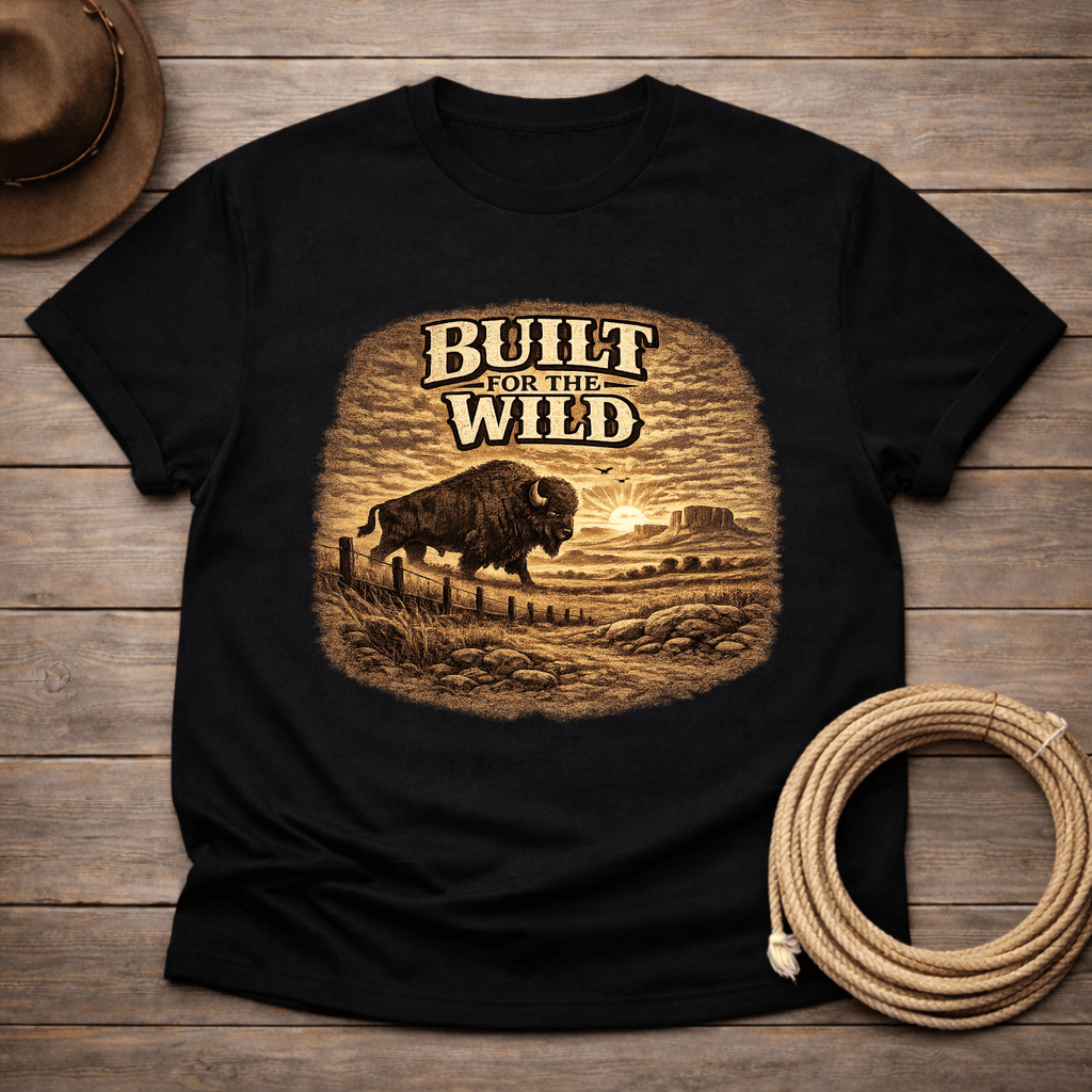 Built for the Wild Buffalo Prairie T-shirt