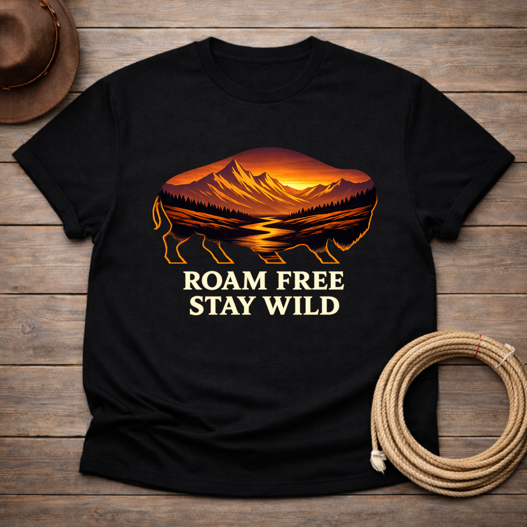 Roam Free Stay Wild T-shirt