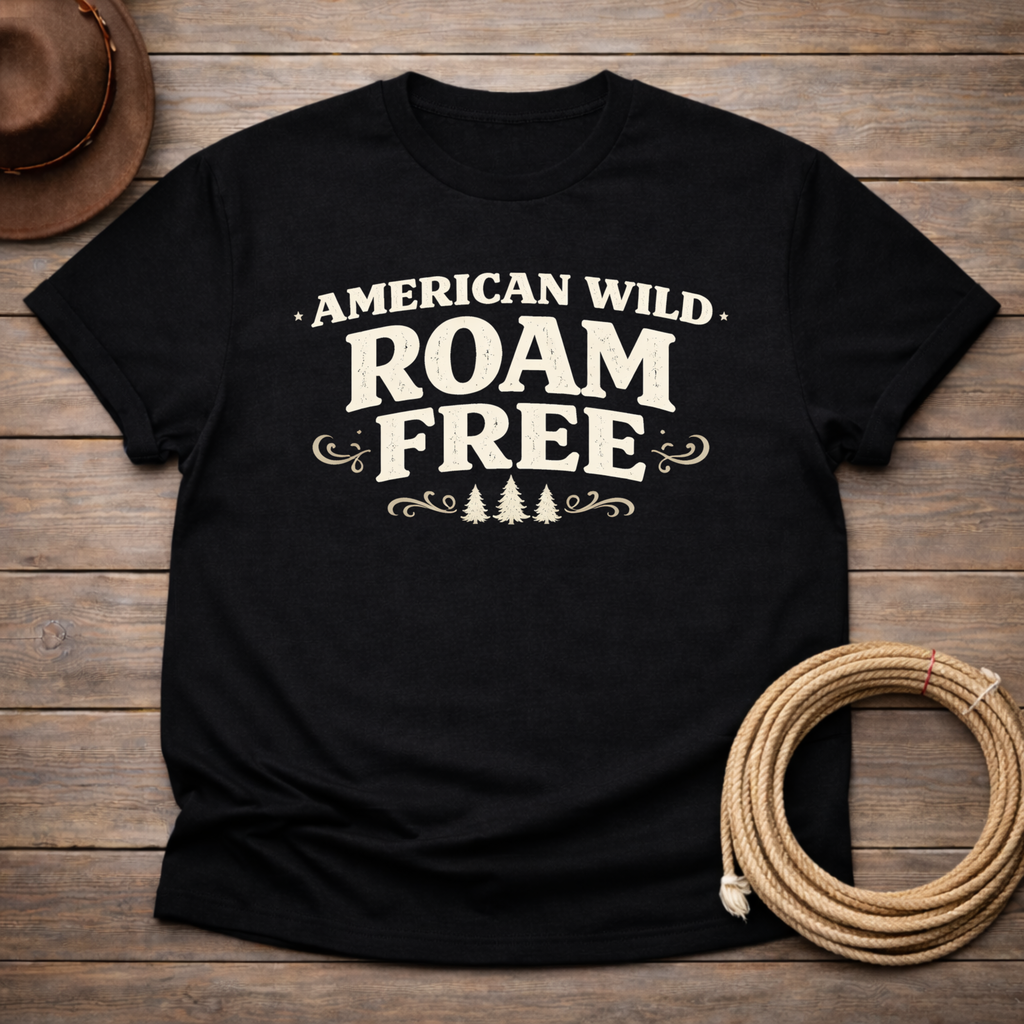 American Wild Roam Free T-shirt