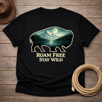 Roam Free Buffalo Moon T-shirt