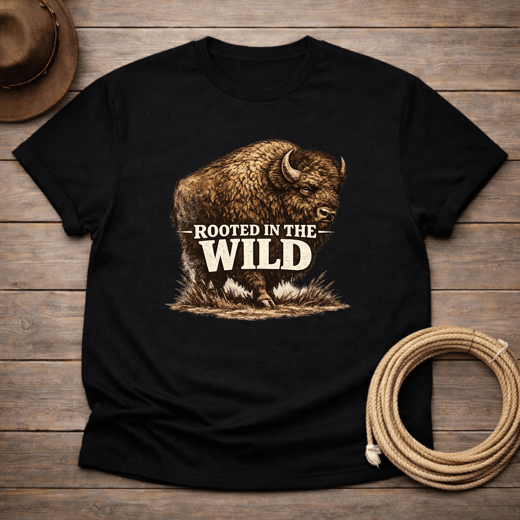 Rooted in the Wild Buffalo T-shirt