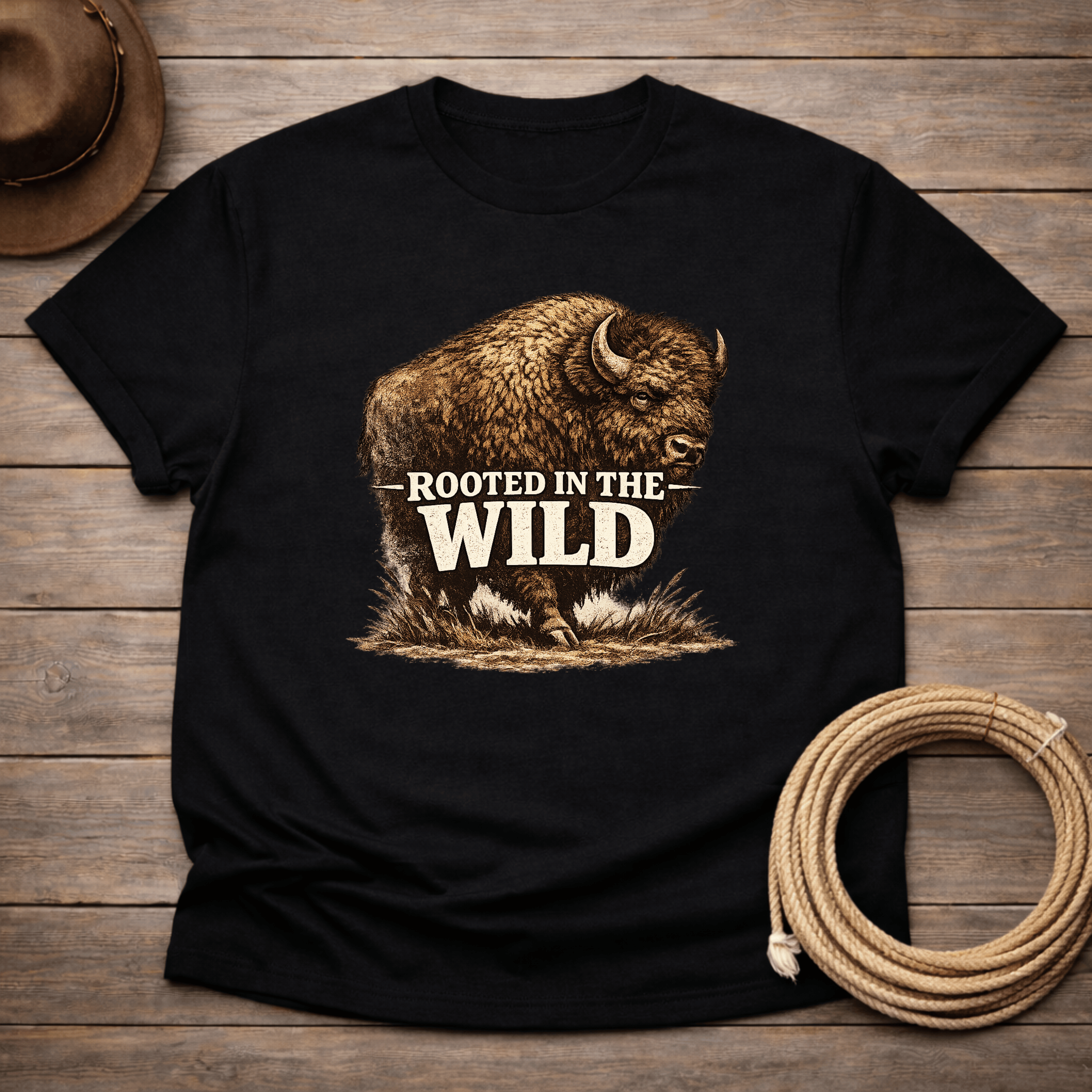 Rooted in the Wild Buffalo T-shirt