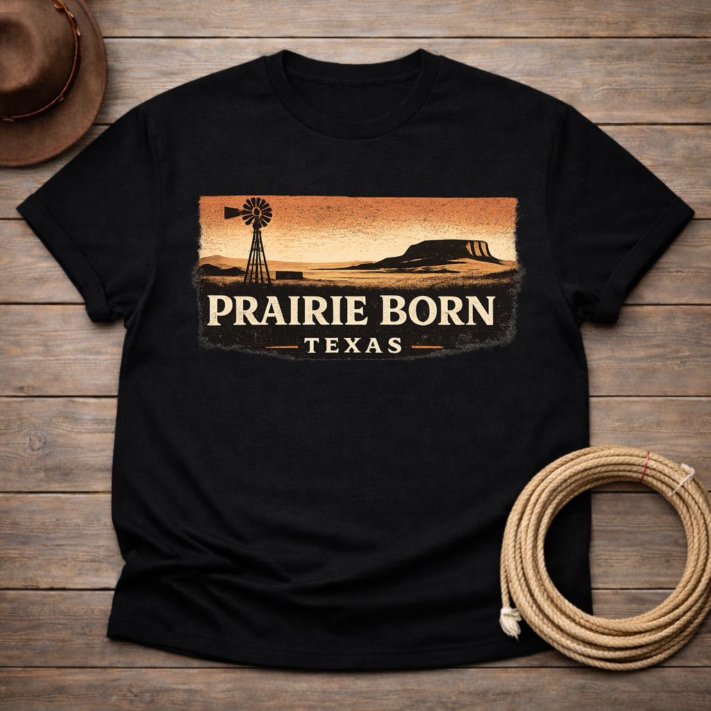 Texas Prairie Born T-shirt