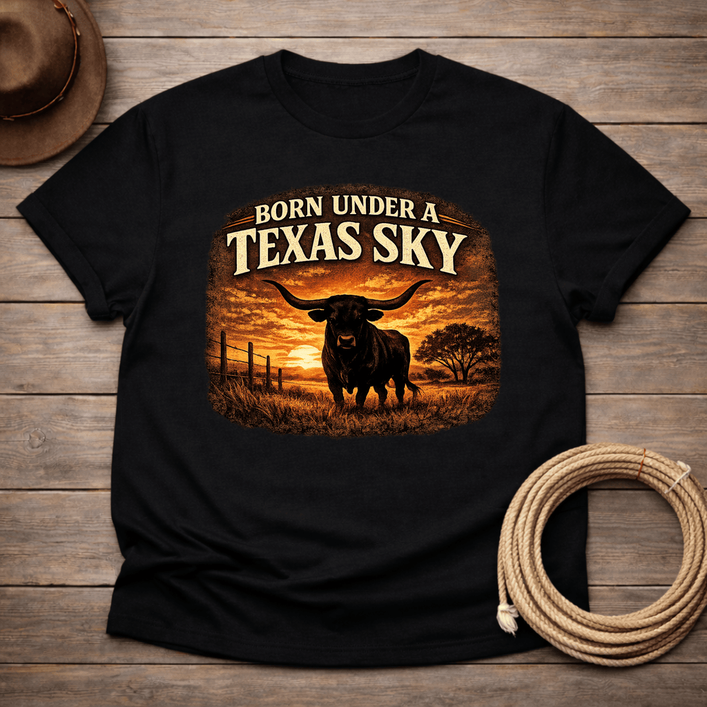 Born under a Texas Sky T-shirt