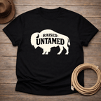 Raised Untamed While Buffalo T-shirt