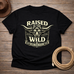 Raised Wild Texas Longhorn Badge T-shirt