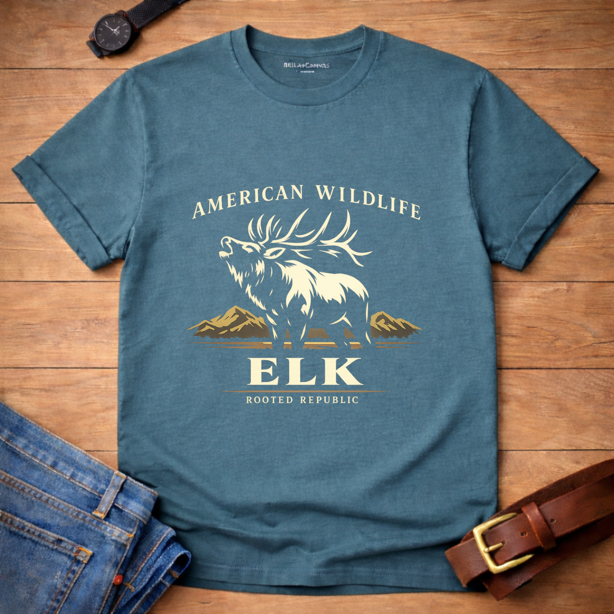 American Wildlife Elk T-shirt