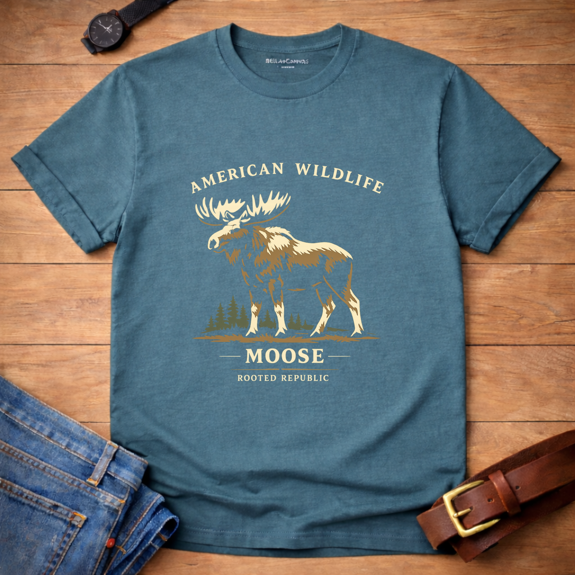 American Wildlife Moose T-shirt