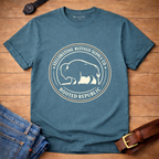 Yellowstone Buffalo Supply Badge T-shirt