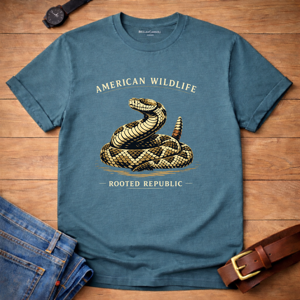 American Wildlife Rattlesnake T-shirt