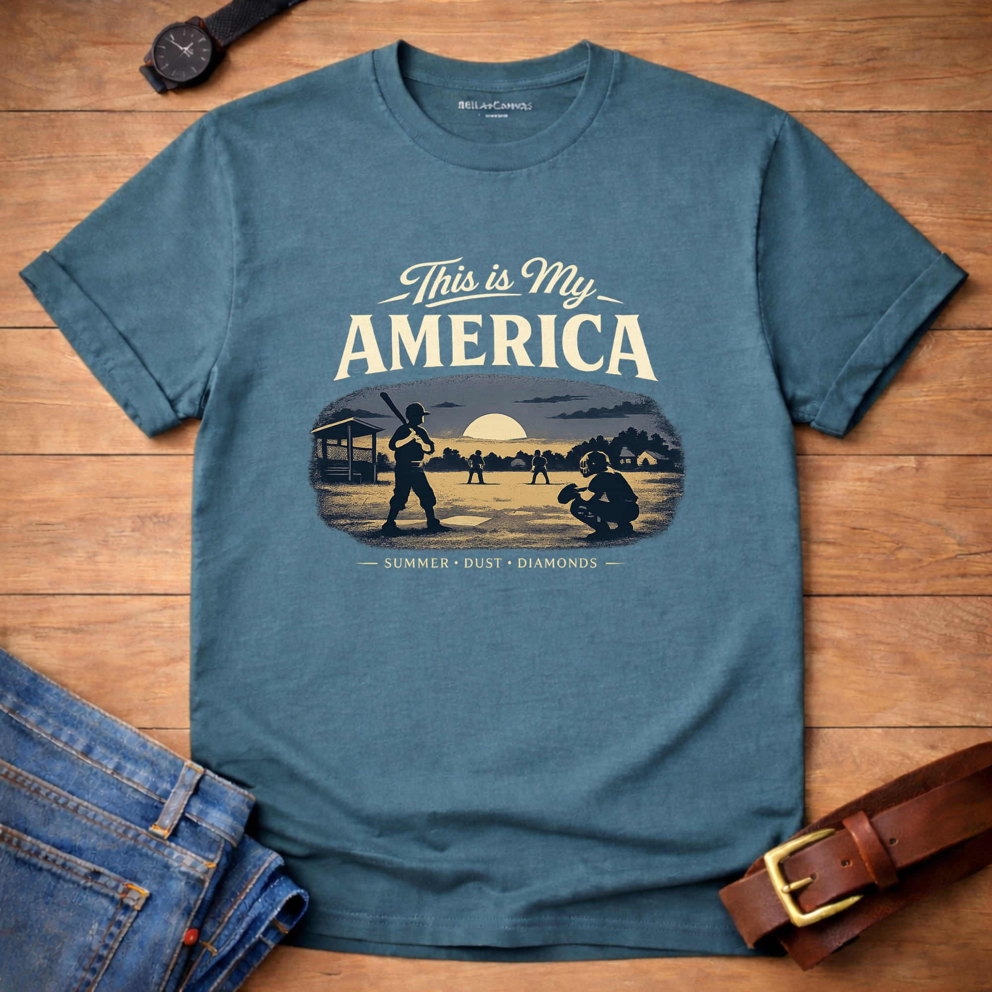 My America Baseball T-shirt