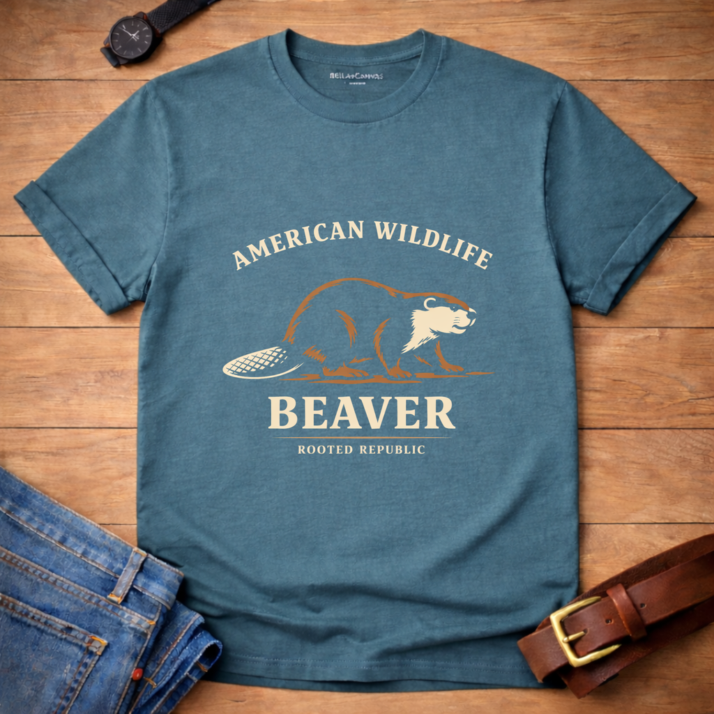 American Wildlife Beaver T-shirt