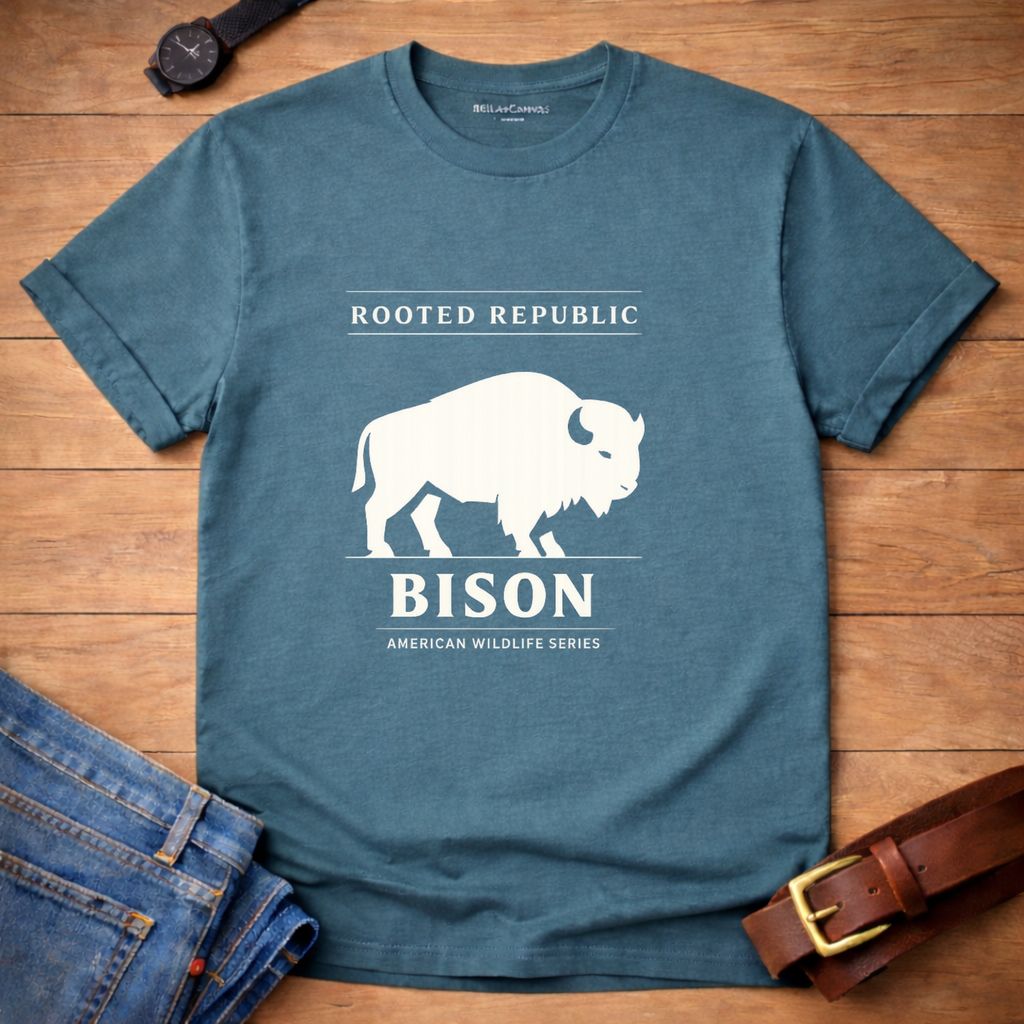 American Wildlife Bison T-shirt