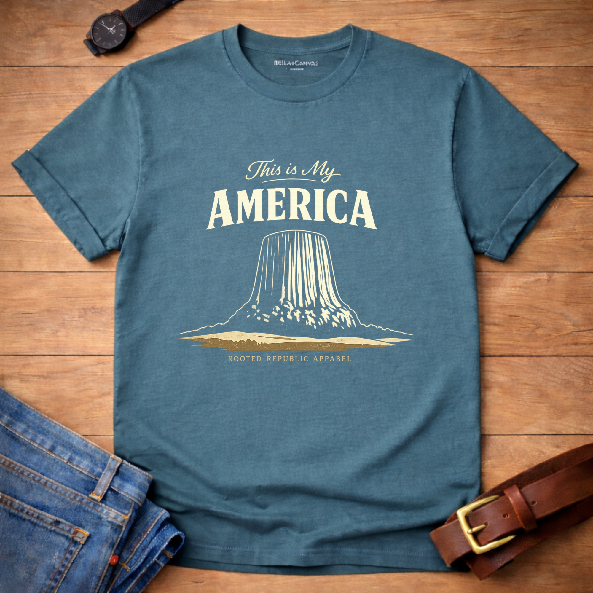 My America Devils Tower T-shirt