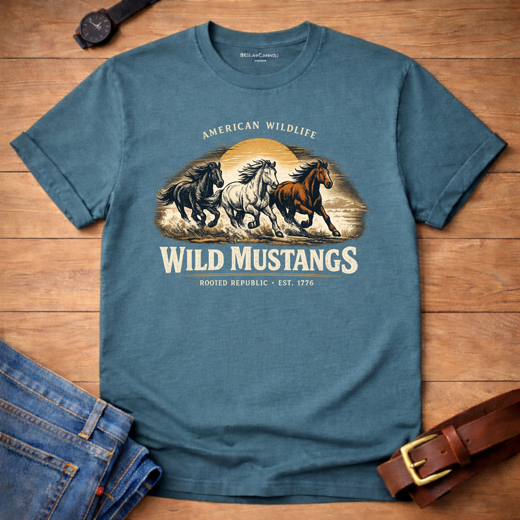 Wildlife Mustangs T-shirt