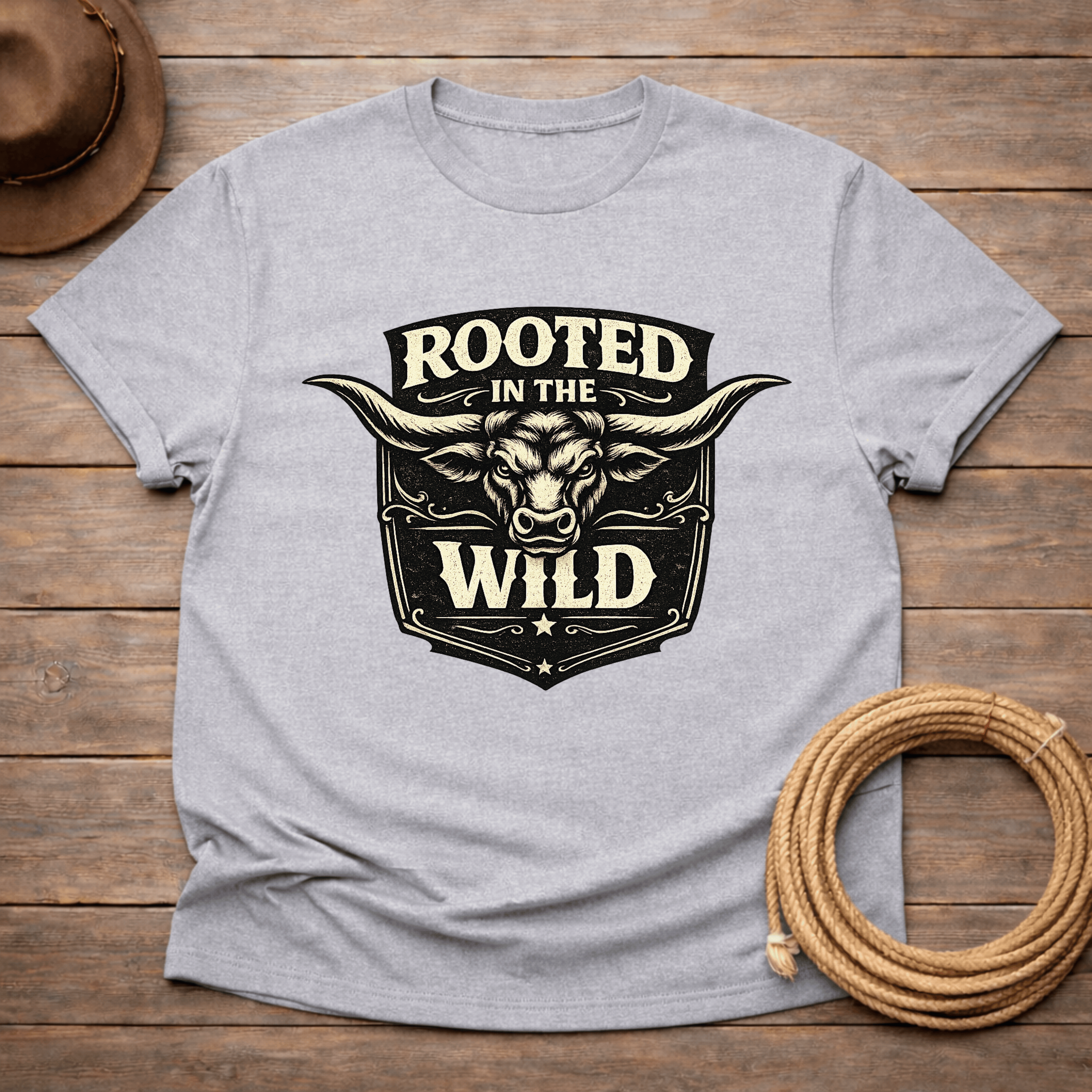Rooted in the Wild Longhorn T-shirt