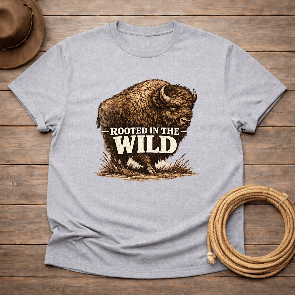 Rooted in the Wild Buffalo T-shirt