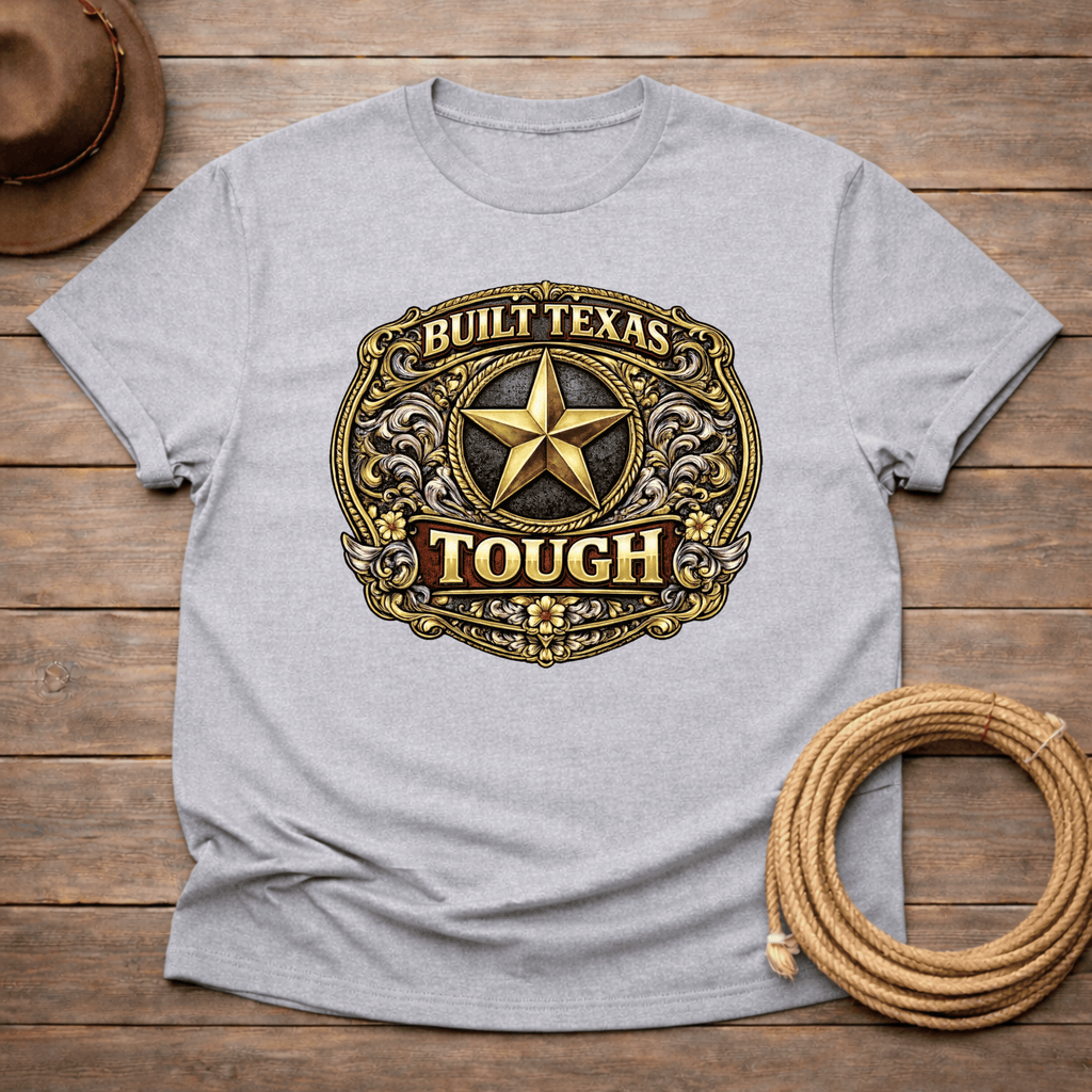 Built Texas Tough Buckle T-shirt